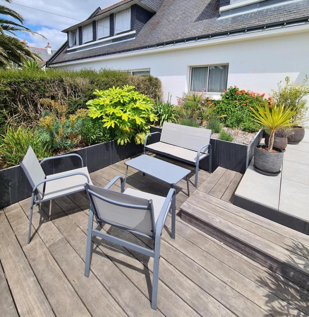 Création de terrasse bois ou dallage Ploemeur