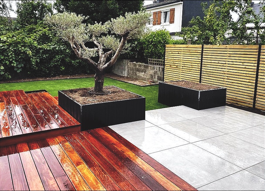 Création de terrasse bois ou dallage Ploemeur